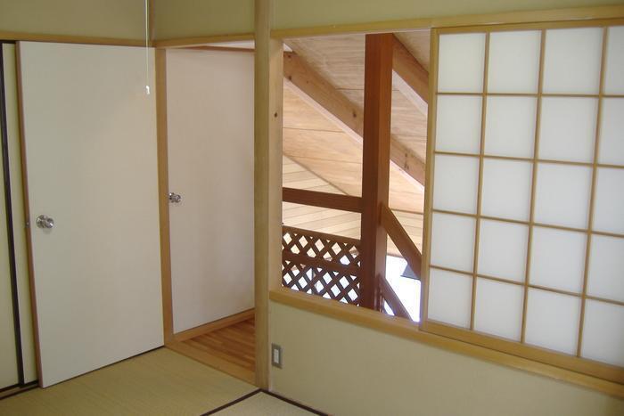 Other introspection. To cormorant stairwell part from Japanese-style room