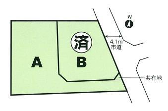 Compartment figure. Land price 7.8 million yen, Land area 292.99 sq m