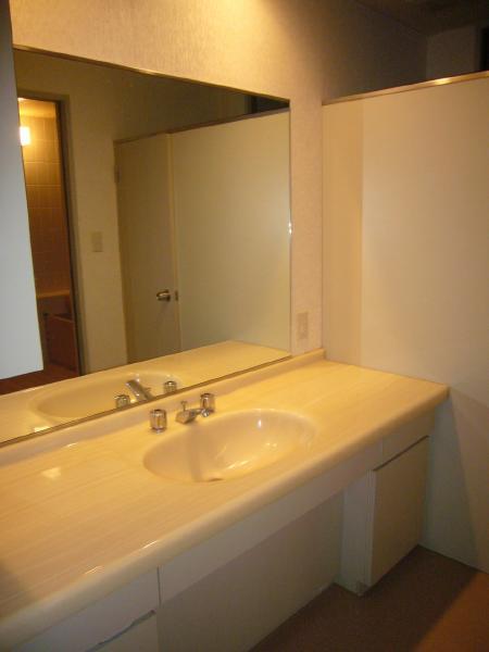 Wash basin, toilet. Room (August 2012) shooting