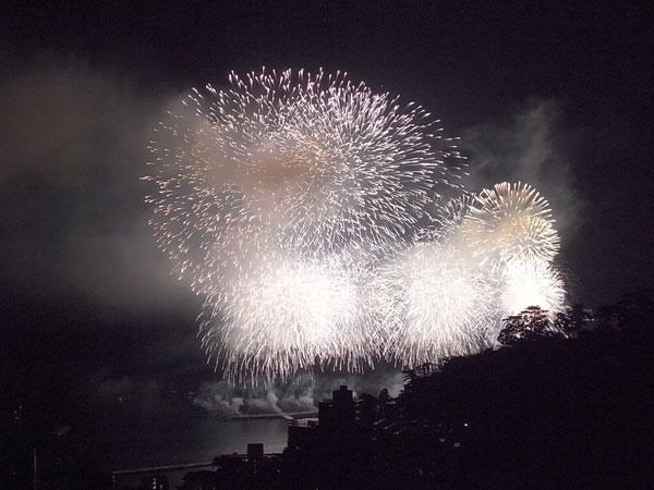 View photos from the dwelling unit. View from the site (August 2012) shooting Atami sea fireworks display was taken from balcony