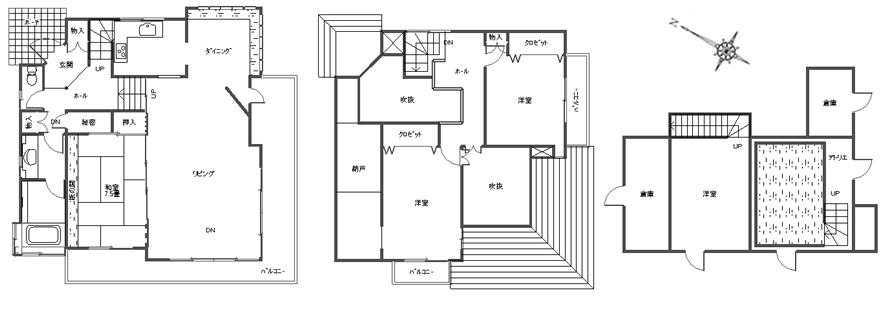 Floor plan. 32,800,000 yen, 3LDK + S (storeroom), Land area 874 sq m , Building area 121.57 sq m