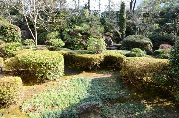 Other. Japanese garden in the front of the room