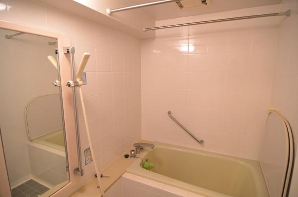 Bathroom. Bathroom of the room. The common area has a hot-spring baths with ocean views.