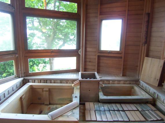 Bathroom. Hot spring bath