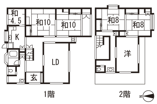 Floor plan. 98 million yen, 6LDK, Land area 465.09 sq m , Building area 196.42 sq m