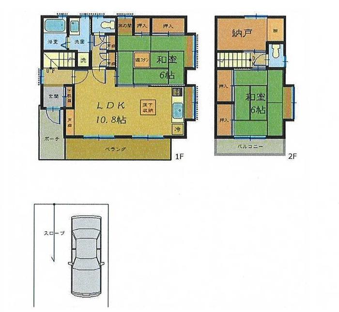 Floor plan. 8 million yen, 3LDK, Land area 151.2 sq m , Building area 68.86 sq m