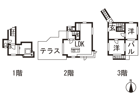 Floor plan. 8 million yen, 2LDK, Land area 182 sq m , Building area 69.41 sq m