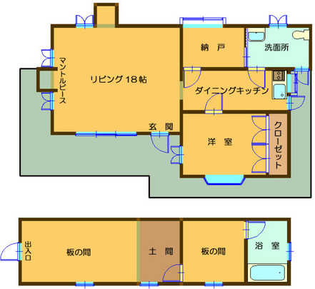 Floor plan. 12.8 million yen, 3LDK + S (storeroom), Land area 288.7 sq m , Building area 97.26 sq m