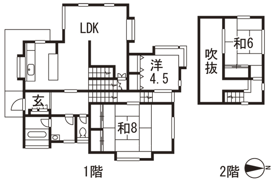 Floor plan. 15 million yen, 3LDK, Land area 356.98 sq m , Building area 106.77 sq m