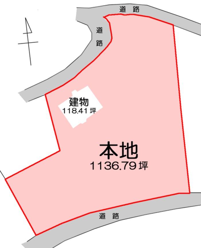 Compartment figure. 180 million yen, 6LDK + S (storeroom), Land area 3,758 sq m , Building area 391.45 sq m