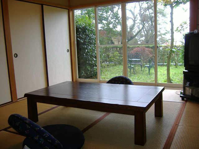 Living. Living room lined with tatami