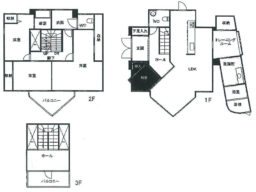 Floor plan. 57 million yen, 4LDK, Land area 669.34 sq m , Building area 210 sq m floor plan