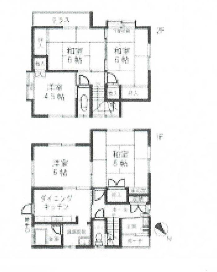 Floor plan. 4.8 million yen, 5DK, Land area 120.5 sq m , Building area 86.76 sq m