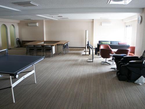 Other common areas. Recreation room there is a ping-pong table and a massage machine