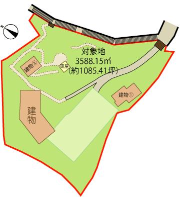 Compartment figure. 180 million yen, 4LDK, Land area 3,588.15 sq m , Building area 157.91 sq m