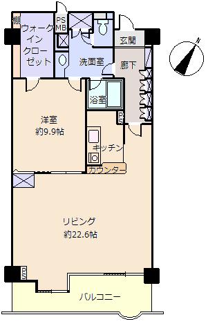 Floor plan. 1LDK + S (storeroom), Price 19,800,000 yen, Occupied area 87.32 sq m , Balcony area 10.92 sq m