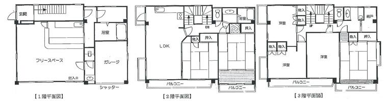 Floor plan. 33 million yen, 6LDK + S (storeroom), Land area 132.24 sq m , Building area 255.88 sq m