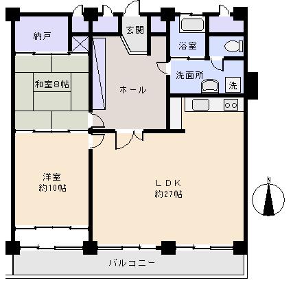 Floor plan. 2LDK + S (storeroom), Price 28 million yen, Footprint 110.15 sq m , Balcony area 15.3 sq m