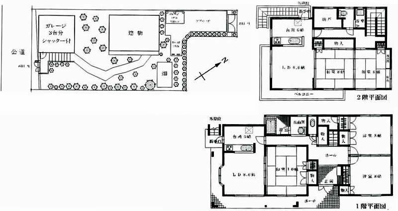 Floor plan. 58 million yen, 5LLDDKK + S (storeroom), Land area 1,056.11 sq m , Building area 170.85 sq m