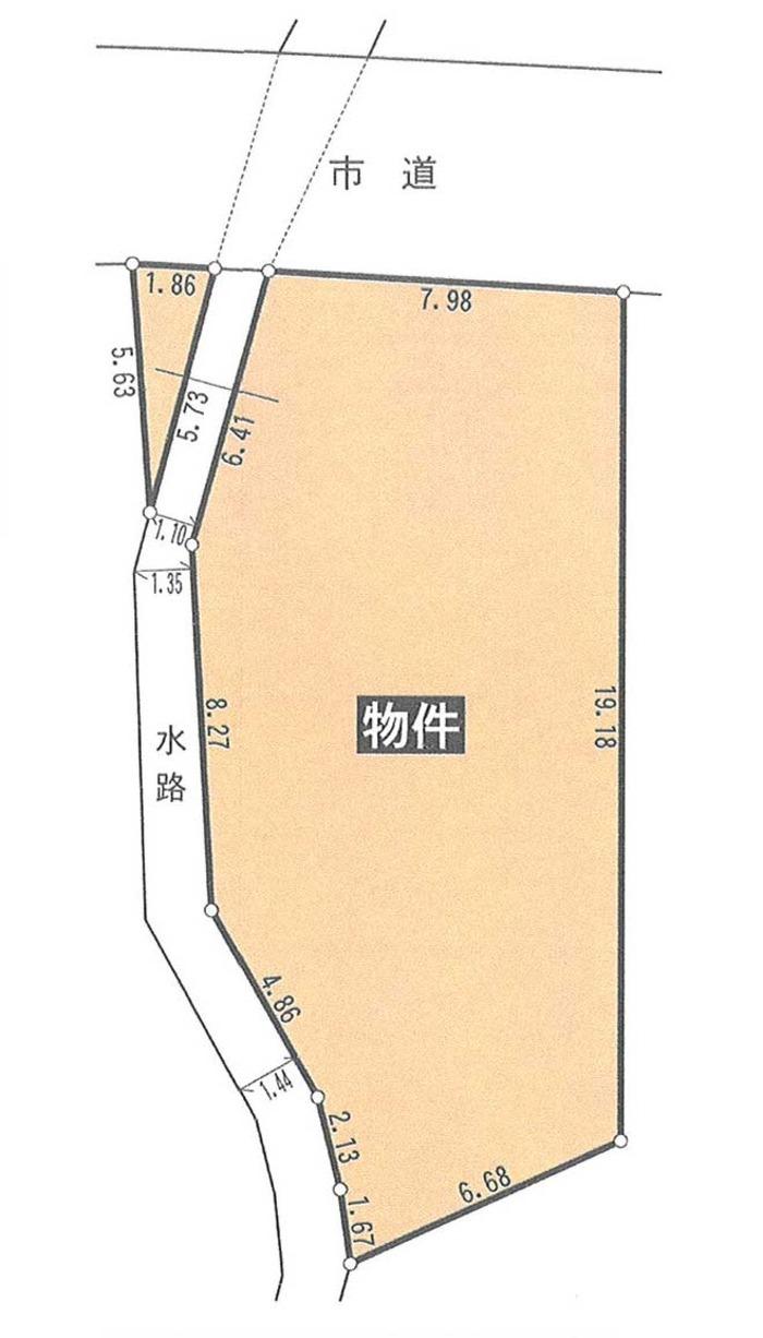 Compartment figure. Land price 18 million yen, Land area 184.3 sq m
