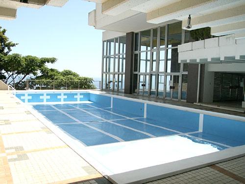 Other common areas. Outdoor pool The right-hand side is an indoor pool