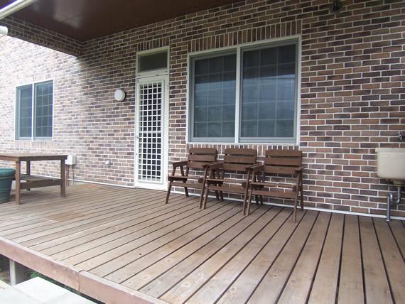 Other. Wood deck