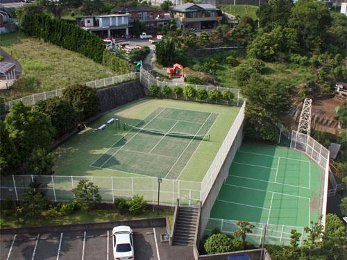 Other common areas. Tennis court