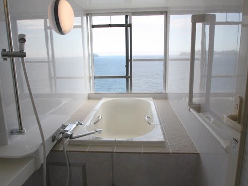 Bathroom. Bathroom ocean view
