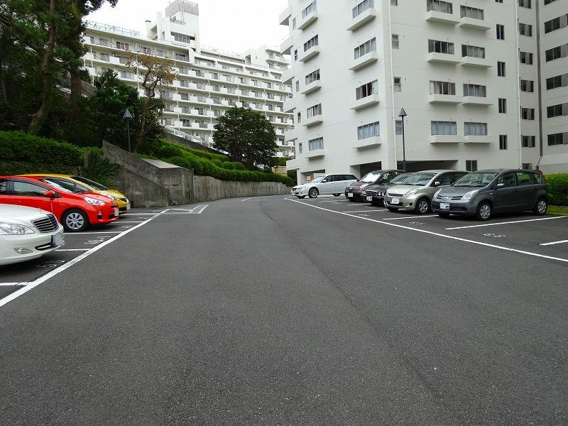 Parking lot. Common areas