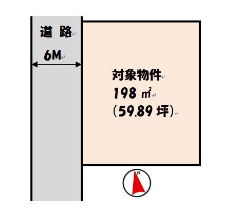 Compartment figure. Land price 11 million yen, Land area 198 sq m