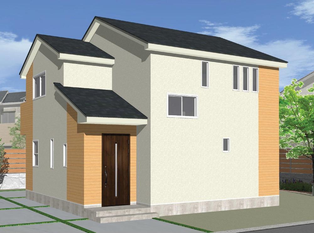 Rendering (appearance). Stylish siding upholstery