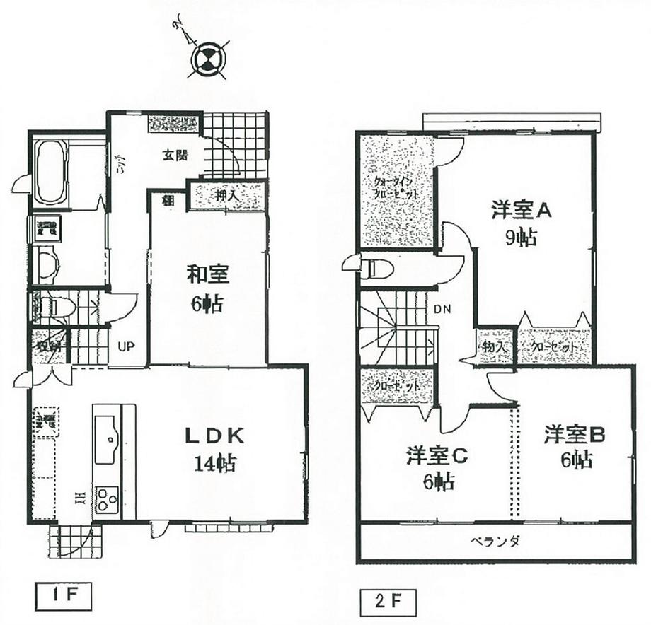 Floor plan. 23.8 million yen, 4LDK, Land area 153.02 sq m , Building area 105.27 sq m