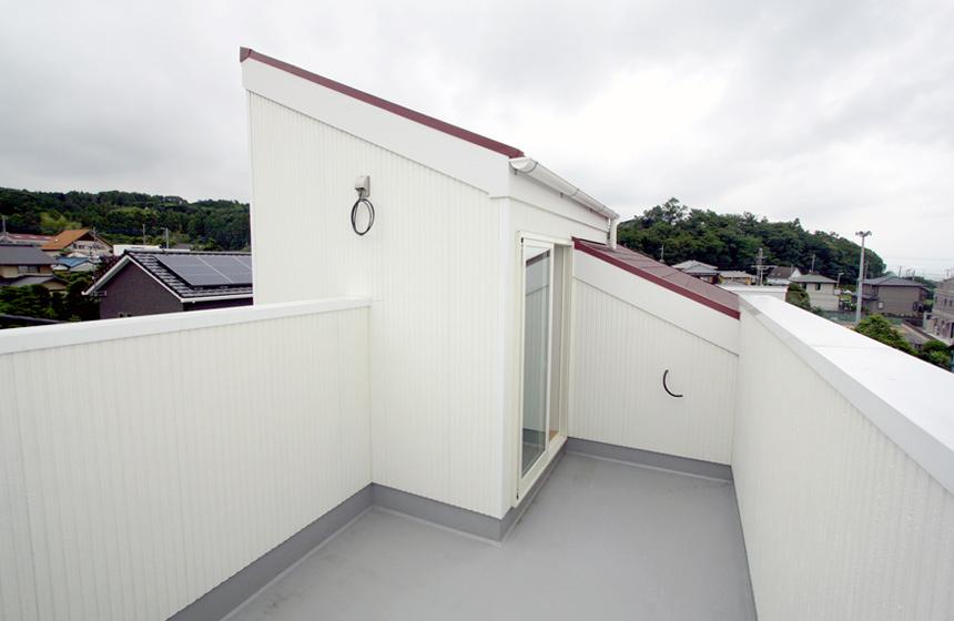 Balcony. Rooftop Sky Deck