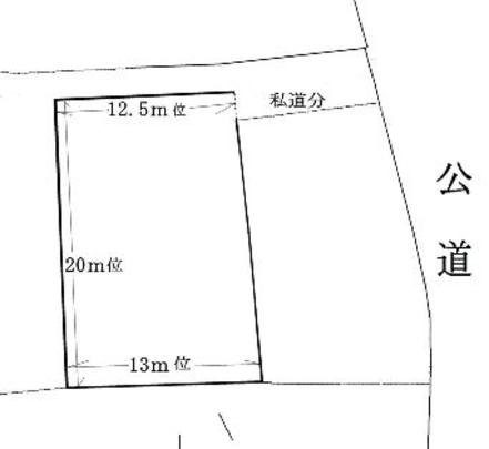 Compartment figure. Land price 15 million yen, Land area 270.9 sq m