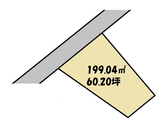 Compartment figure. Land price 12,642,000 yen, Land area 199.04 sq m