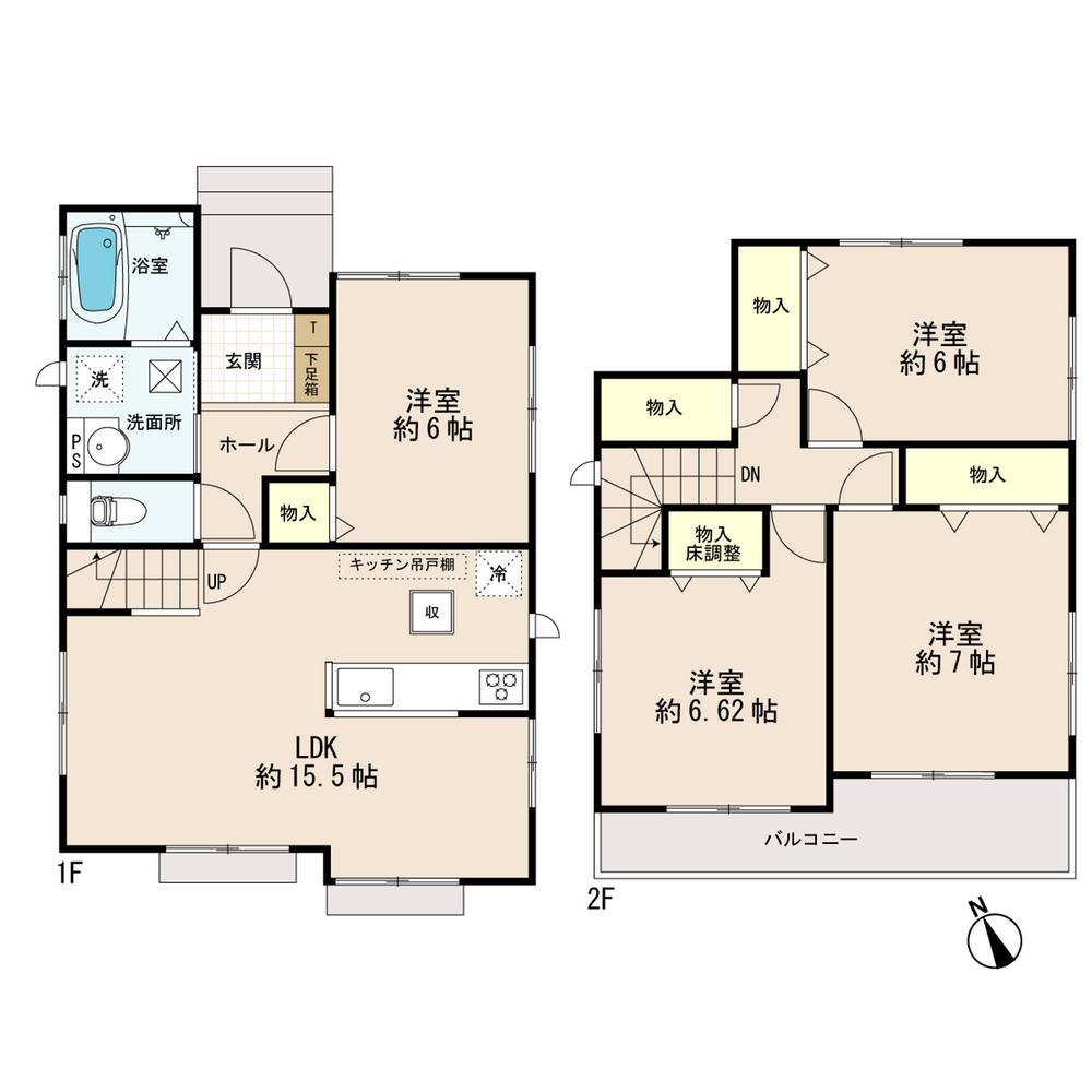 Floor plan. (A), Price 23.8 million yen, 4LDK, Land area 166.55 sq m , Building area 95.85 sq m