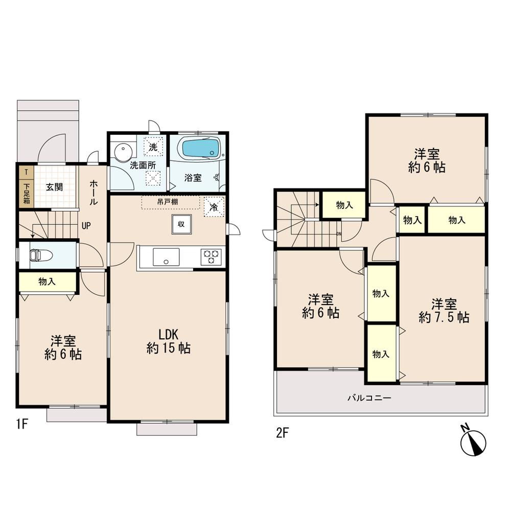 Floor plan. (B), Price 23.8 million yen, 4LDK, Land area 166.54 sq m , Building area 96.05 sq m