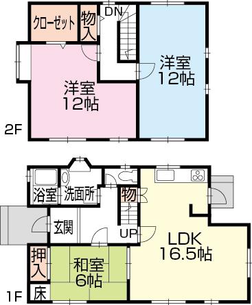 Floor plan. 21 million yen, 3LDK + S (storeroom), Land area 210.79 sq m , Building area 111.89 sq m