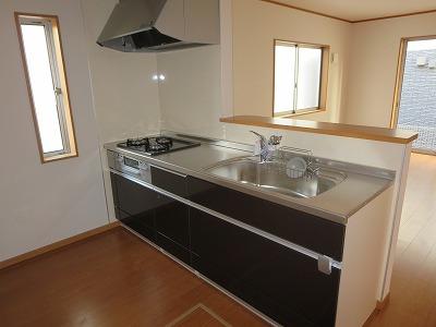 Same specifications photo (kitchen). System kitchen of the same specification