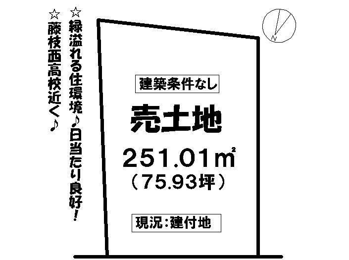 Compartment figure. Land price 11 million yen, Land area 251.01 sq m