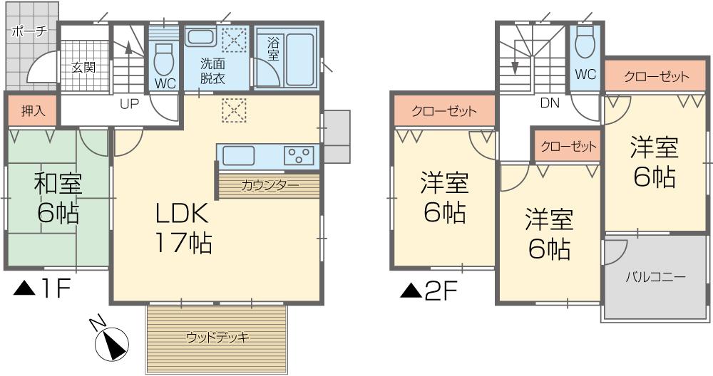 Floor plan. 26,800,000 yen, 4LDK, Land area 232.31 sq m , Building area 97.71 sq m floor plan
