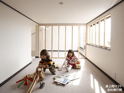 Balcony. Okujokai loft our construction cases