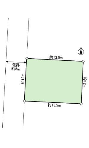 Compartment figure. Land price 10.4 million yen, Land area 175.59 sq m