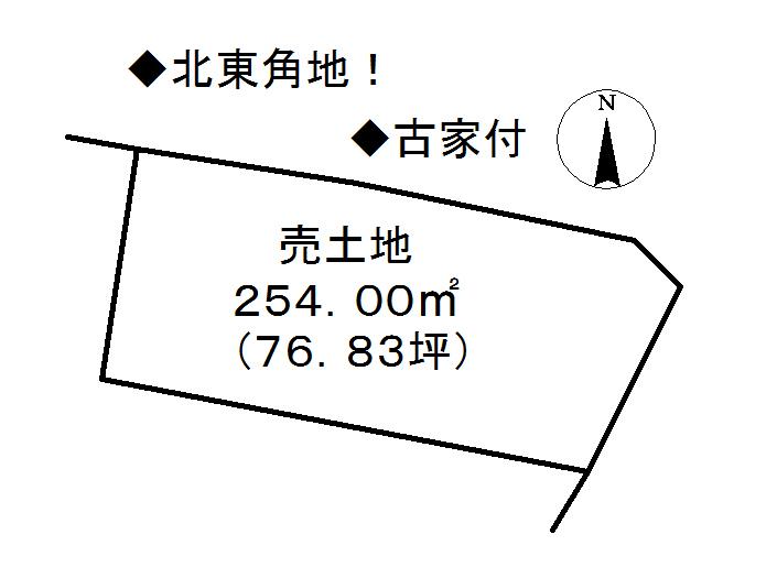 Compartment figure. Land price 11 million yen, Land area 254 sq m