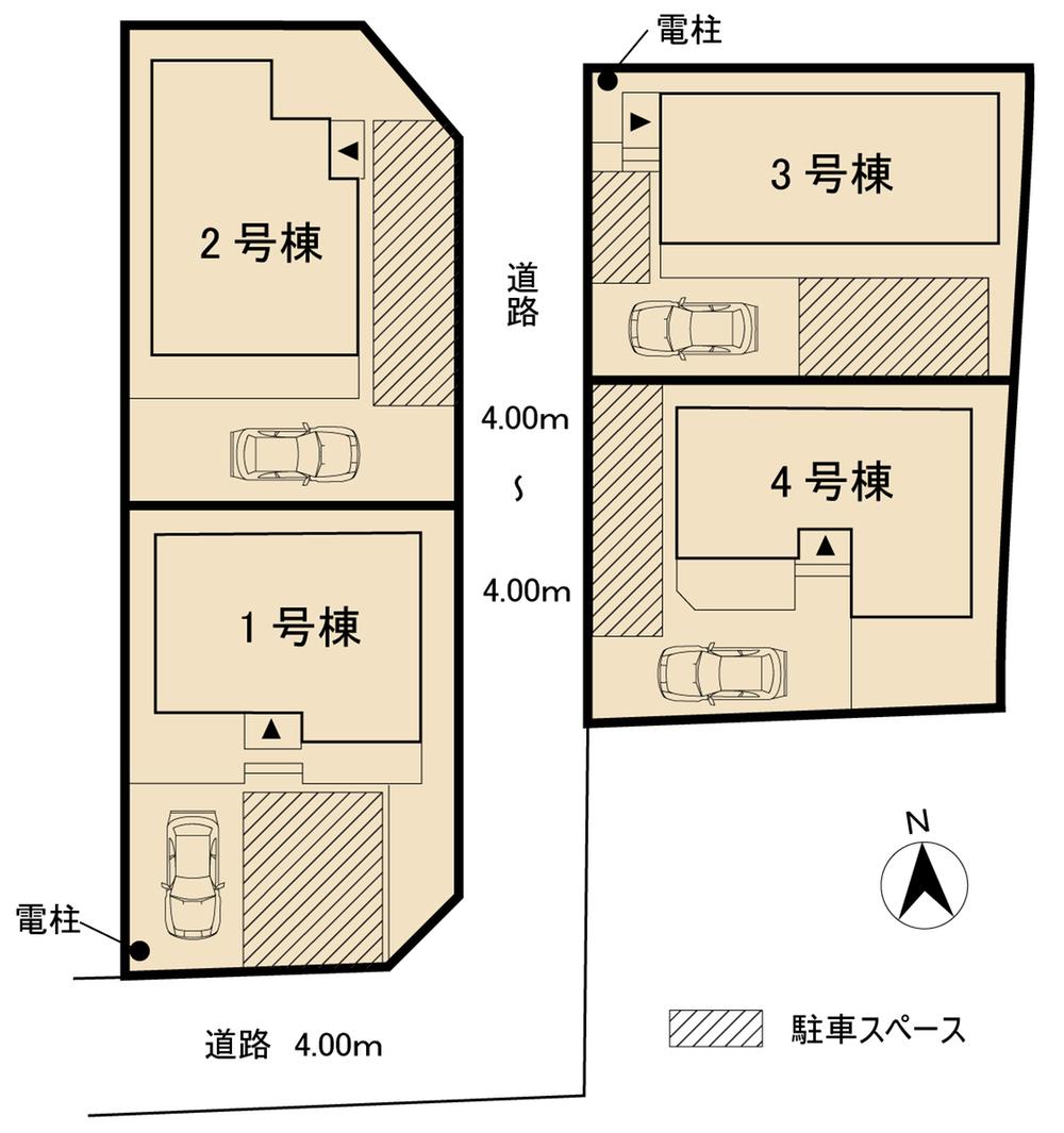 Compartment figure. 21,800,000 yen, 4LDK, Land area 121.01 sq m , Building area 92.74 sq m