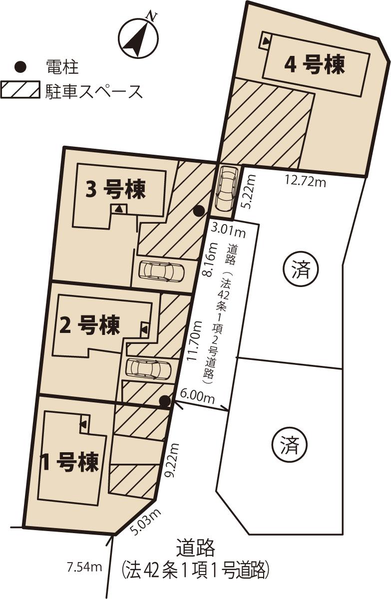 Compartment figure. 22,800,000 yen, 4LDK, Land area 165.06 sq m , Building area 93.15 sq m