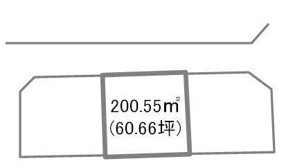 Compartment figure. Land price 10.01 million yen, Land area 200.55 sq m