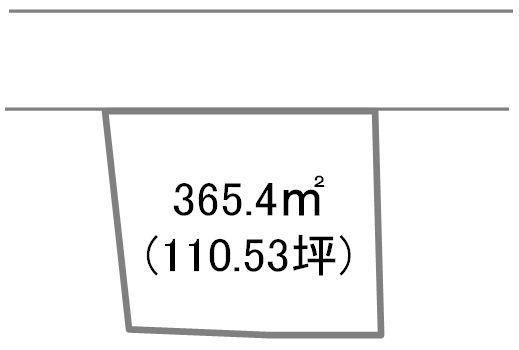 Compartment figure. Land price 10.8 million yen, Land area 365.4 sq m compartment view