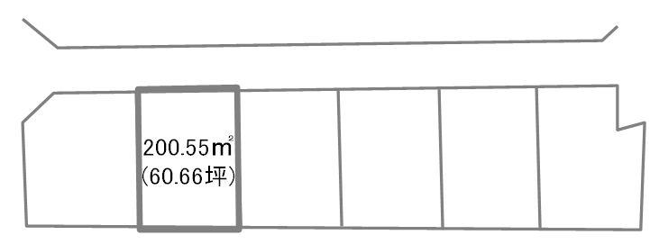Compartment figure. Land price 10,310,000 yen, Land area 200.55 sq m