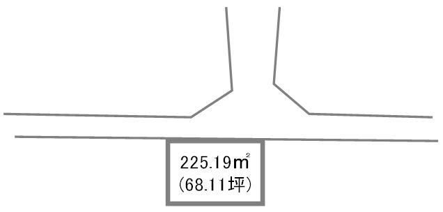 Compartment figure. Land price 5.44 million yen, Land area 225.19 sq m compartment view